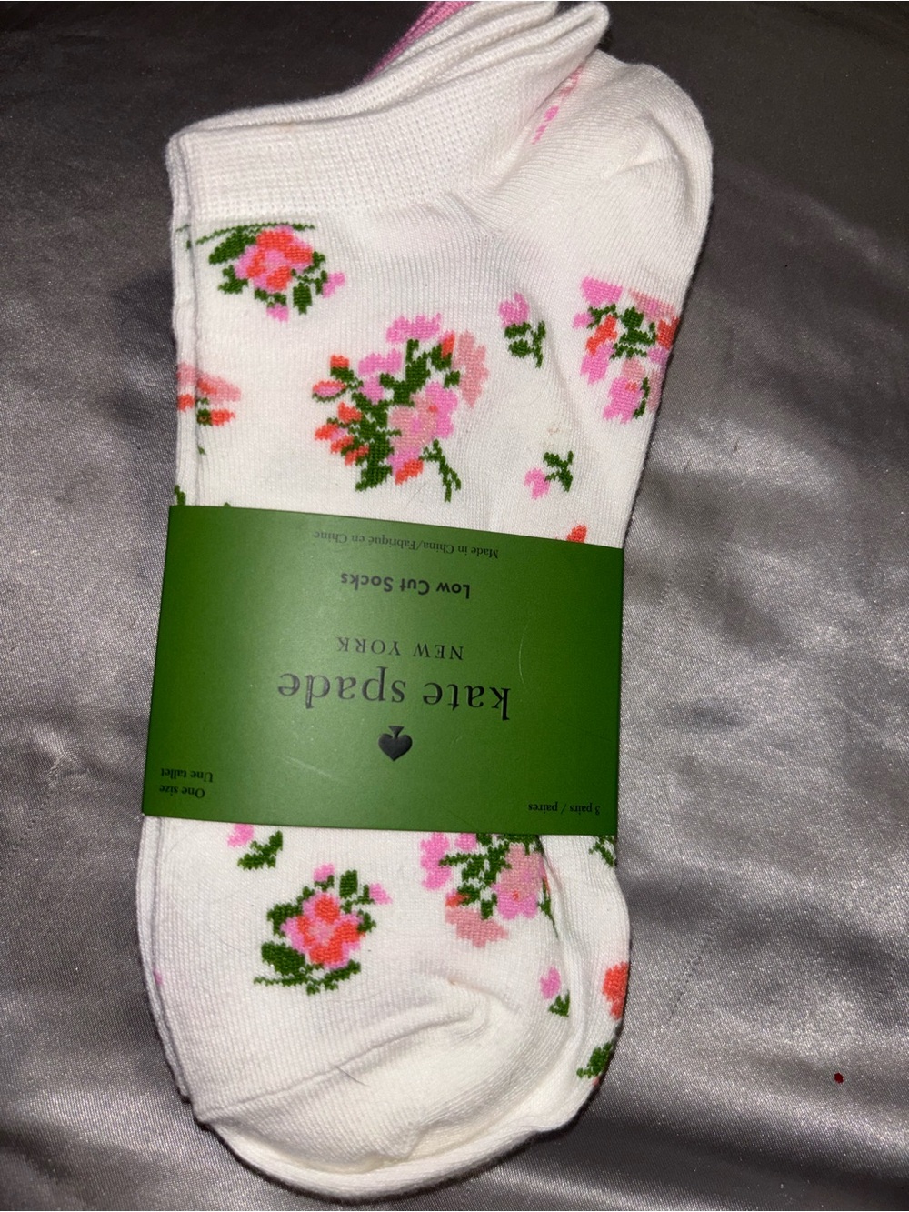 3 pack Kate Spade low cut socks nwt